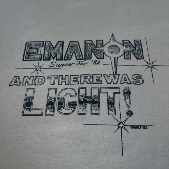 vintage tshirt Emanon Summer Tour 1982 size large - Picture 5 of 6